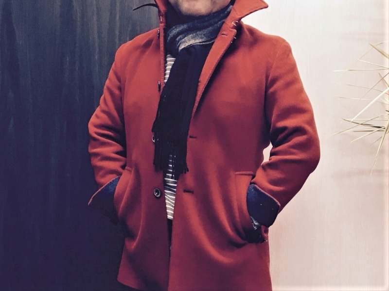 イタリアのオレンジともいわれるテラコッタ。オレンジとレッドが混ざったような色。昨今、増えてきたキャメル色と差別化を図れるタイプとして徐々に扱うセレクトショップが増えてきました。