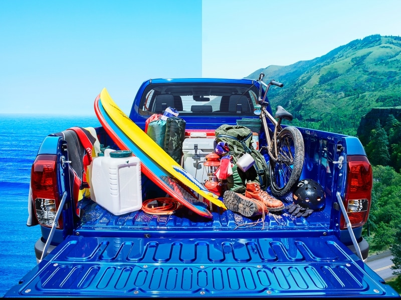 新型ハイラックスの荷台