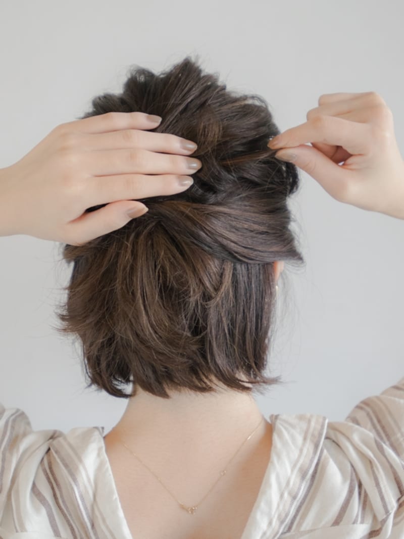 アメピンで留めたところを片方の手でおさえながら引っ張ると上手くいく