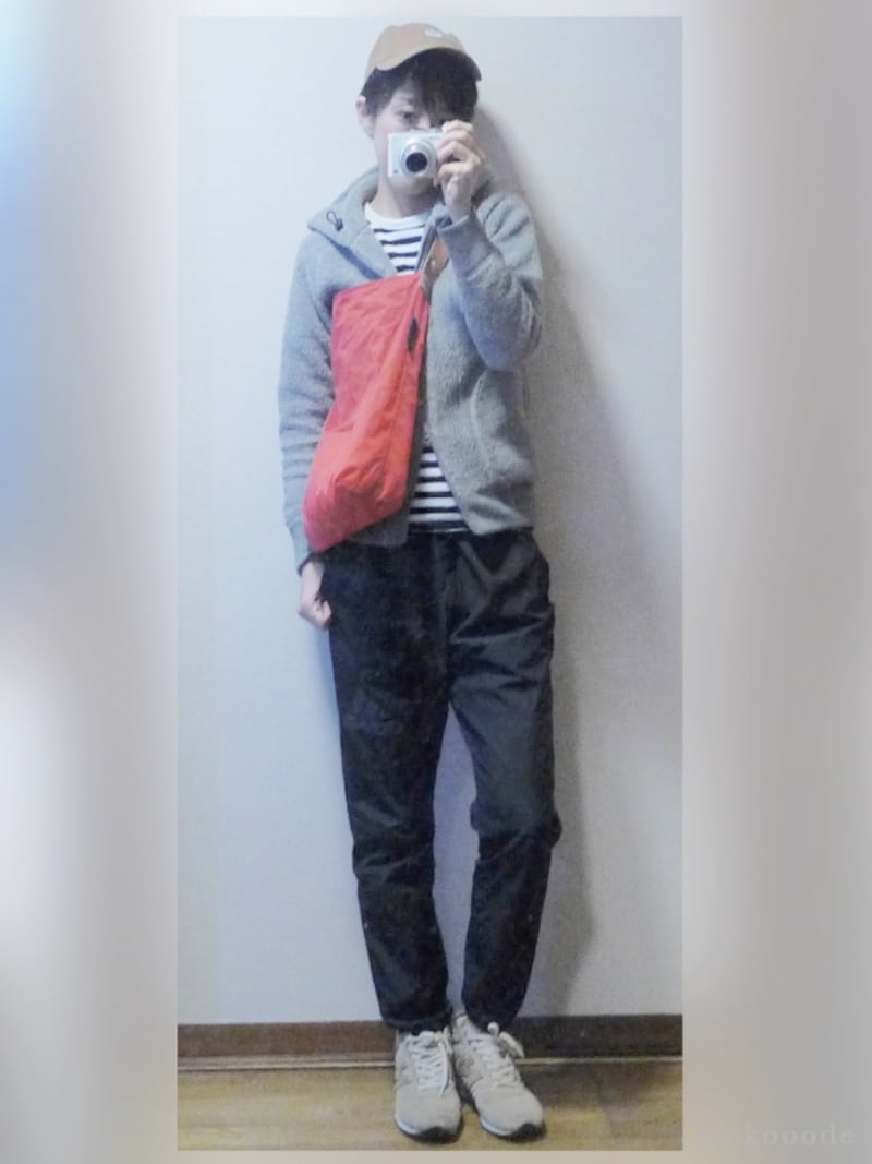 秋のレジャーコーデ