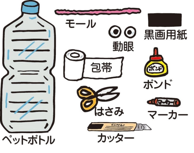 身近な材料で、簡単にできます!