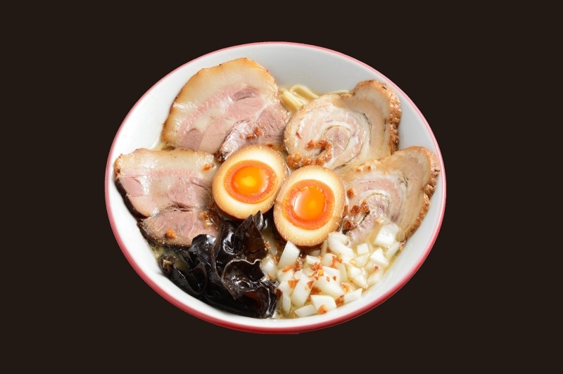 【富山】越中富山『創業245年米麹味噌』～W肉盛り 味玉入り～（越中富山伝承会）/TRS2017第2幕-4