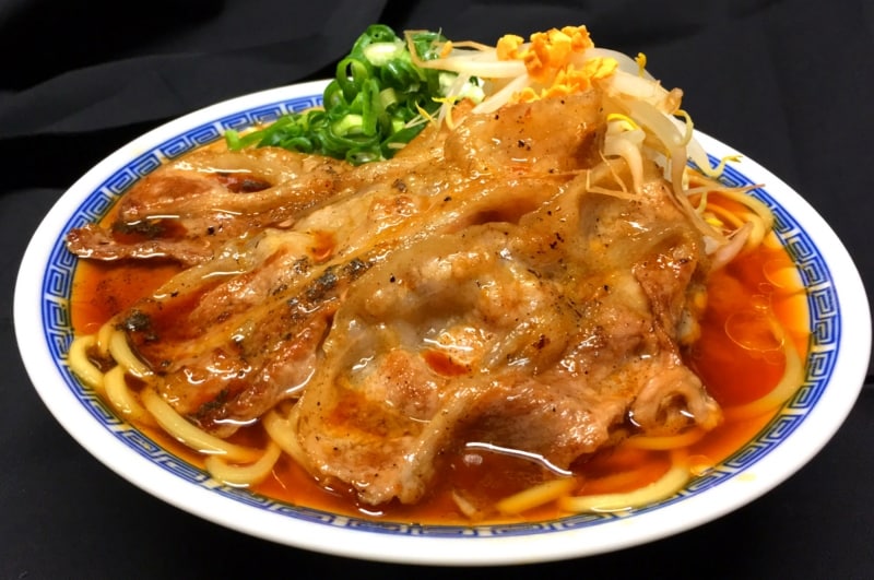 【山梨】炙り肉盛り甲州丸大豆醤油ラーメン（まぐちゃんラーメン）/TRS2017第2幕-5