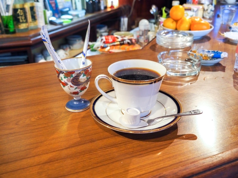 ホットコーヒー＠喫茶 岸