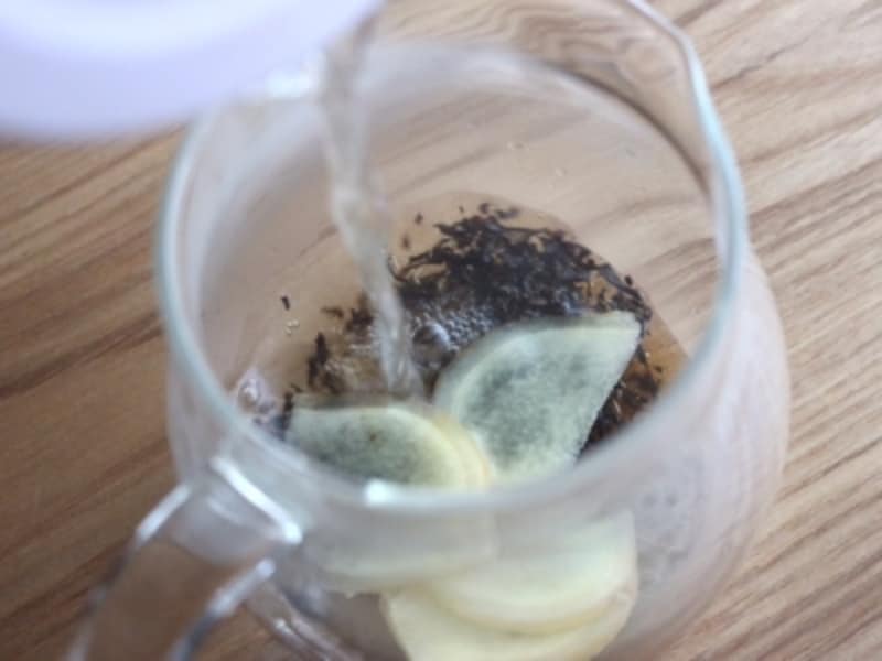 香り豊かなジンジャーティー