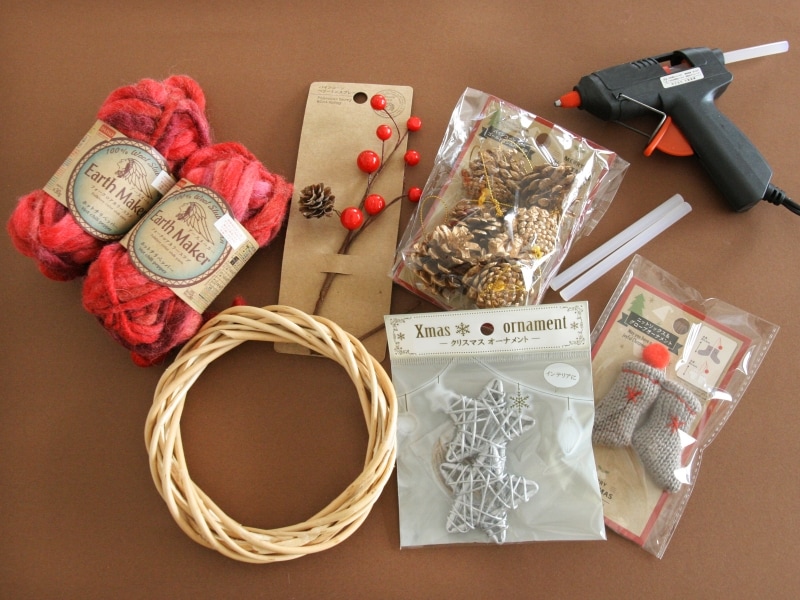 クリスマスリース作り