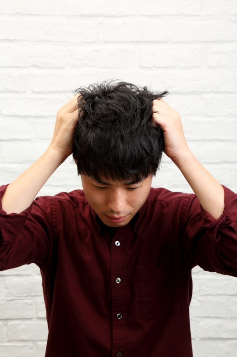 トップにもみ込む