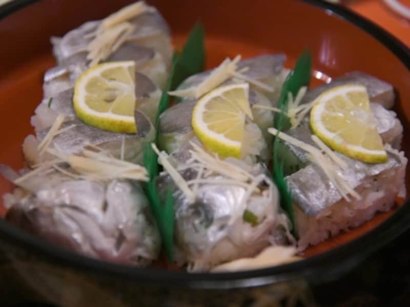 徳島、ぼうぜの姿寿司