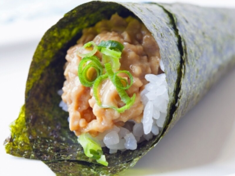 しめは納豆巻きで!