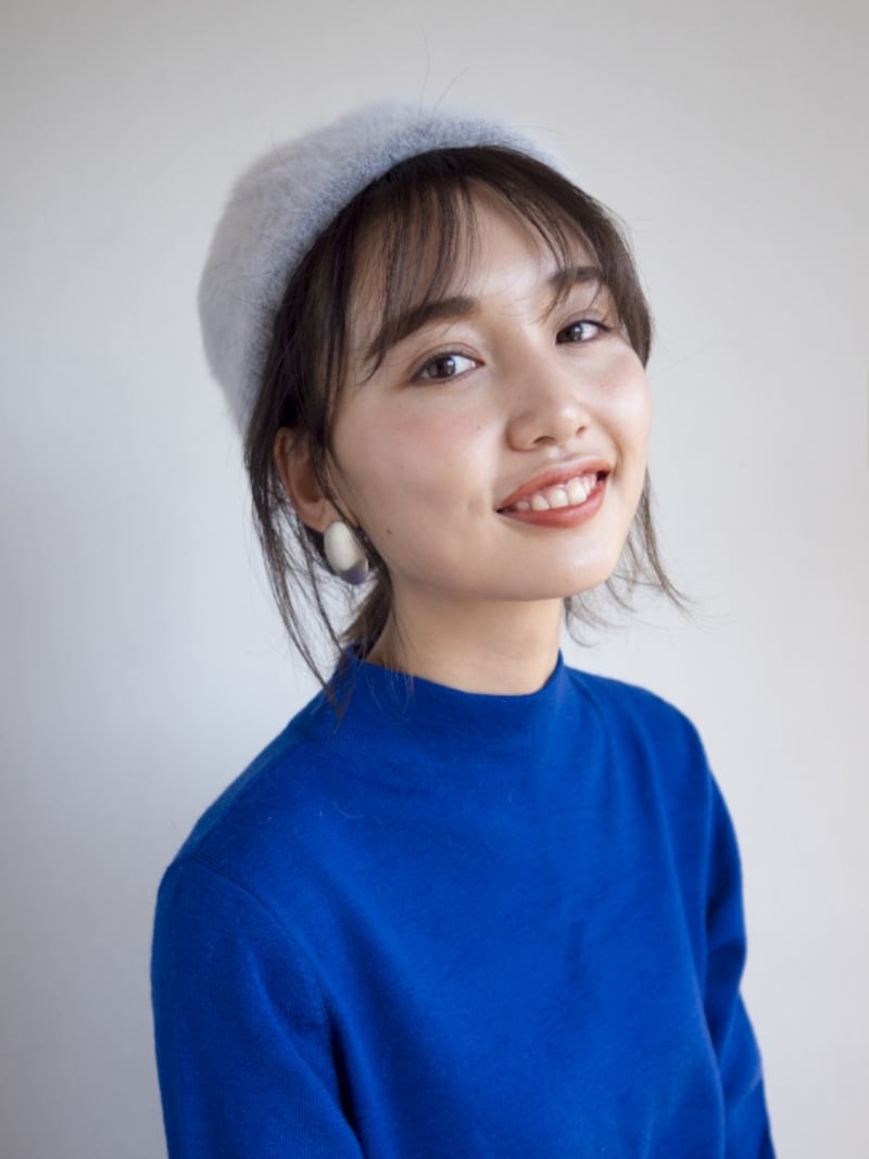 ベレー帽に似合う髪型・簡単ヘアアレンジのやり方