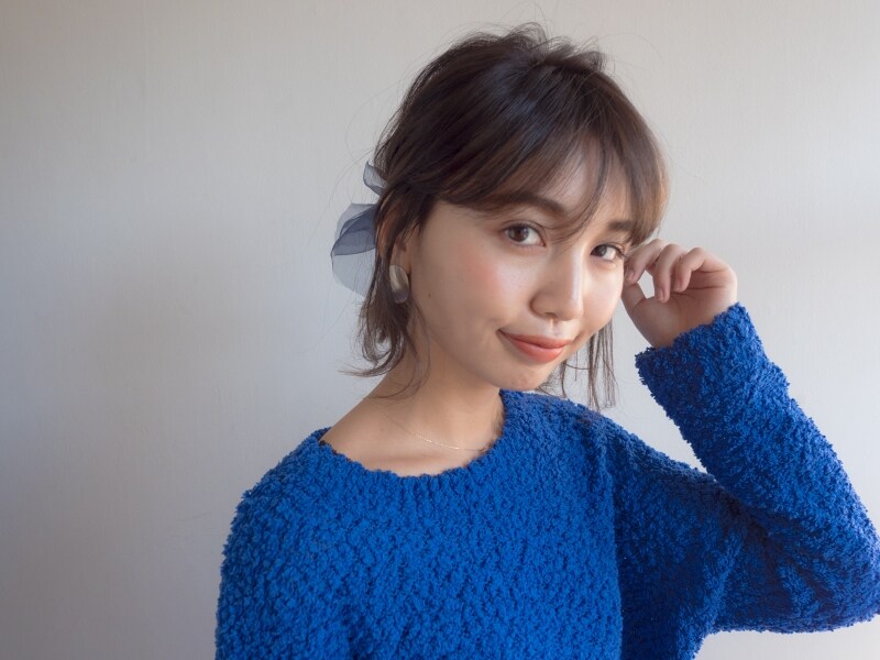 ひとつ結びで簡単！クリスマスのおめかしヘアアレンジ
