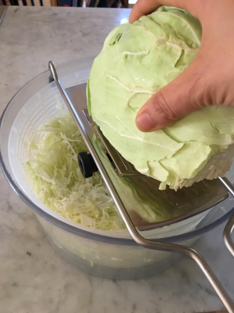 キャベツの千切りもお手のもの