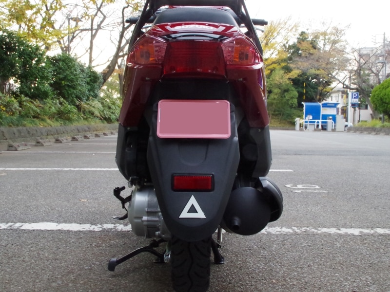 後ろから見るとボリュームが出ているのがわかる