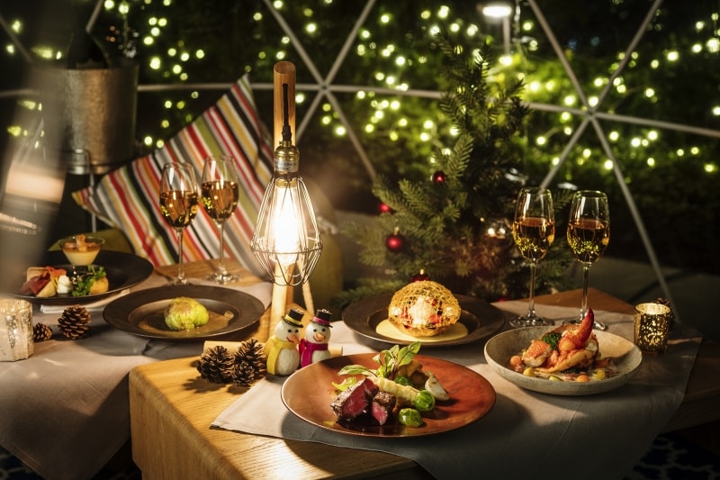 「星降る夜のクリスマスイグルー」のディナーコース