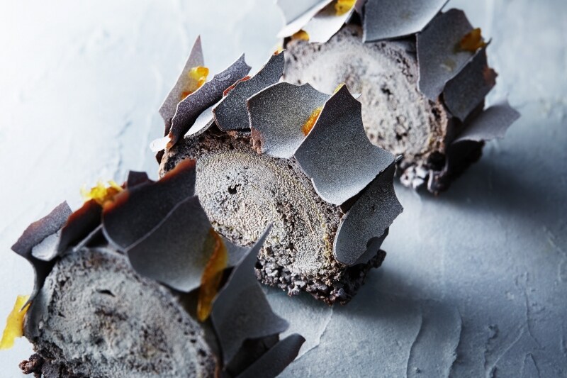 オレンジとチョコレートのブッシュ ド ノエル