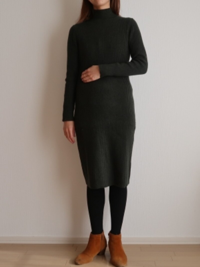 ユニクロ,ラムブレンドワンピース