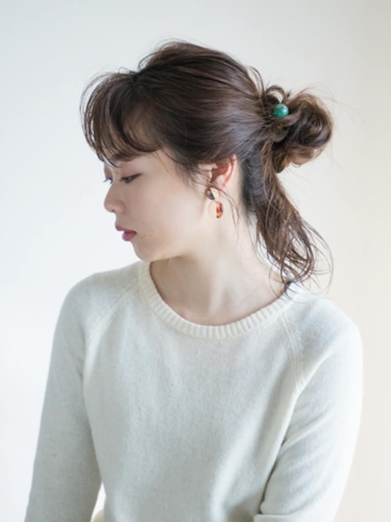 デートやクリパに！簡単おしゃれなロングヘアアレンジ