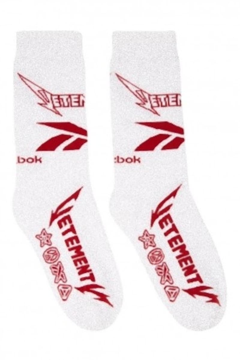 Vetements(ヴェトモン)× Reebok (リーボック)のコラボ ソックス