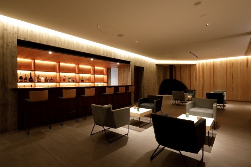 バーでは愛犬と共にオリジナルカクテルを楽しむこともできる