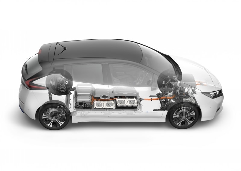 日産、新型リーフundefinedバッテリー走行イメージ画像(2017年)