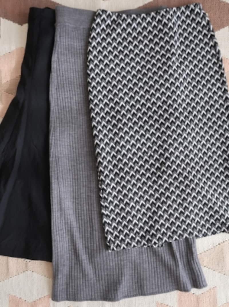 長め丈スカート