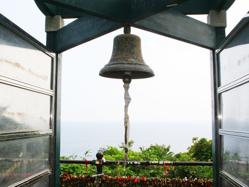 恋人の丘にある龍恋の鐘