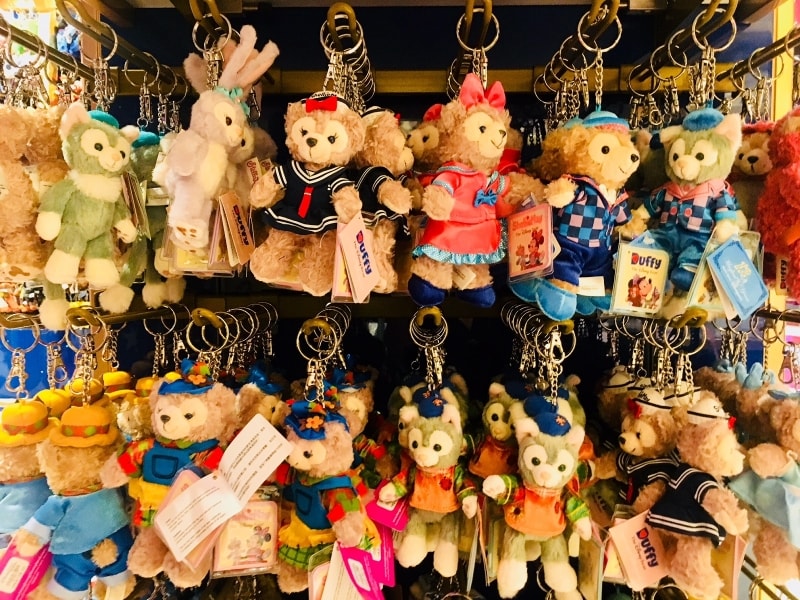 香港ディズニーランドのキーホルダー？　合計4点 香港ディズニーランドのキーホルダー？ 合計4点 香港