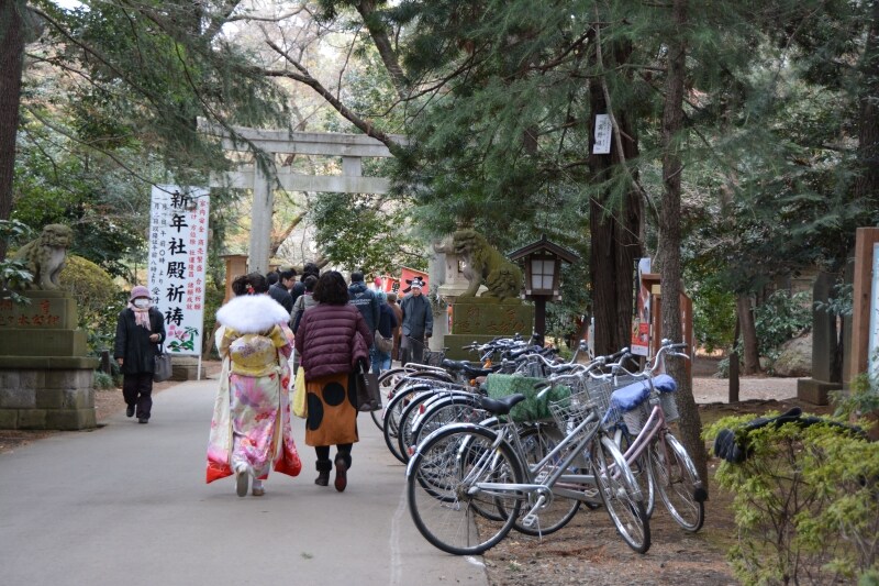 久伊豆神社の二の鳥居