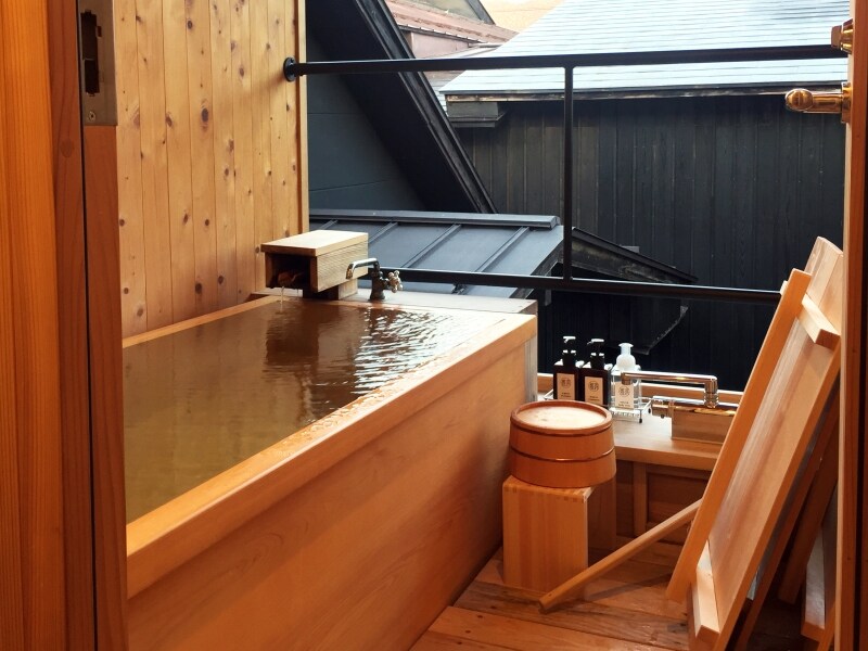 瀧波.客室露天風呂