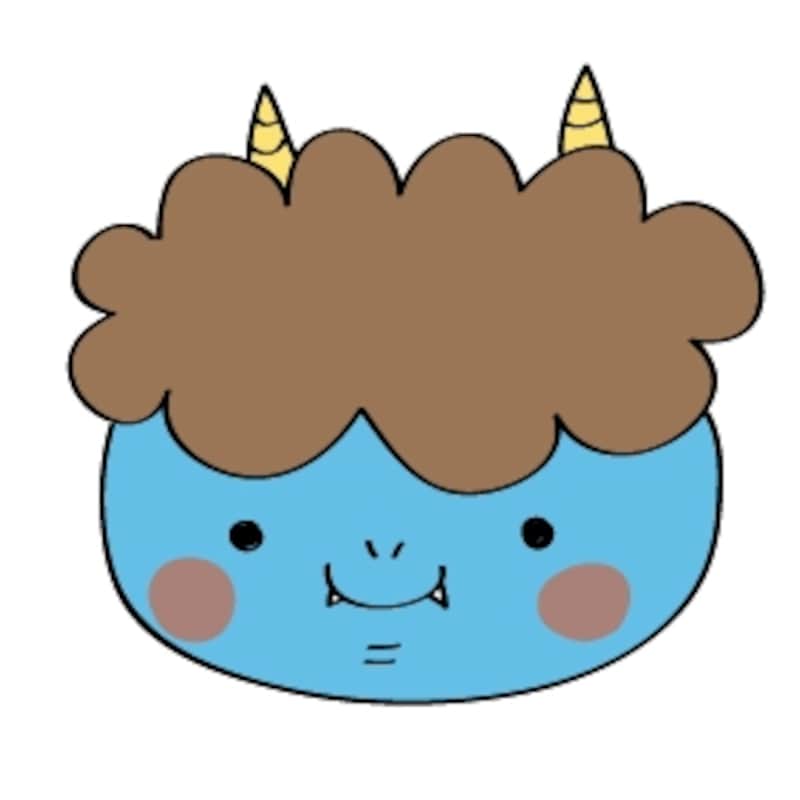 青鬼 イラスト カラー かわいい