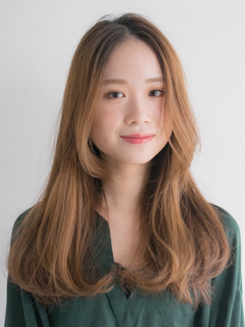 胸上のローレイヤーロング