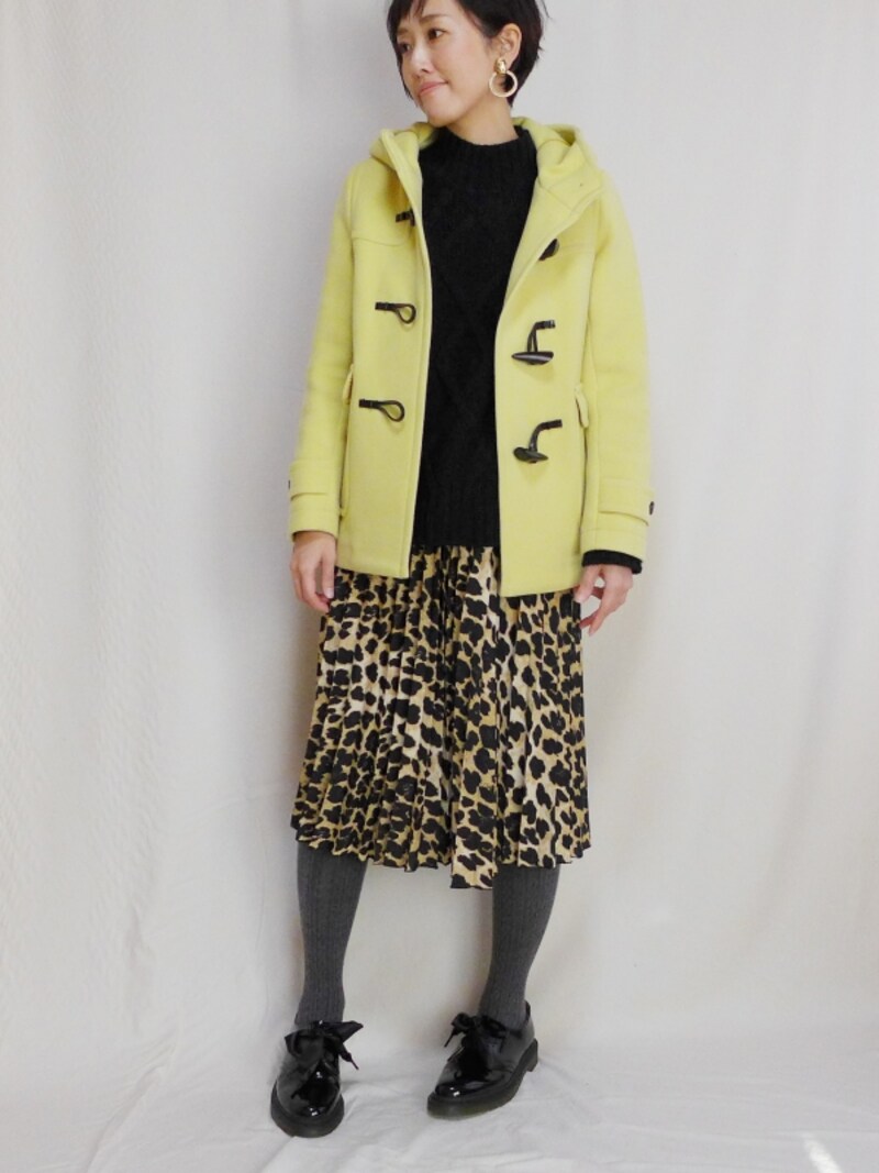 コントラストでメリハリコーデ