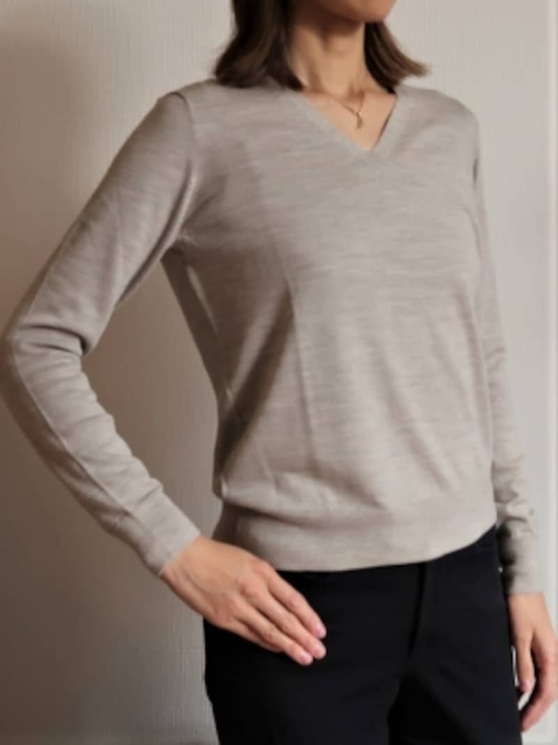 身幅にゆとりがあるので、インナーのもたつきも気にならない