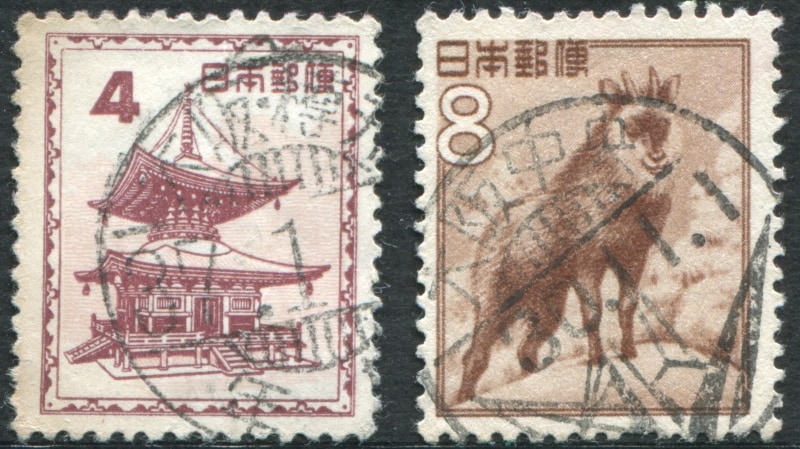 多宝堂4円とかもしか8円の年賀印