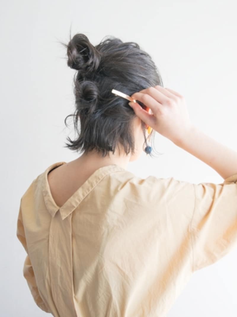 お好みの位置にアクセサリーを合わせてもOK