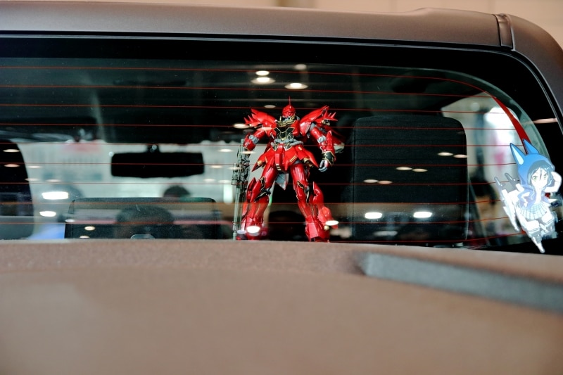 私はガンダム好きでもあるので、胸が高鳴りました！