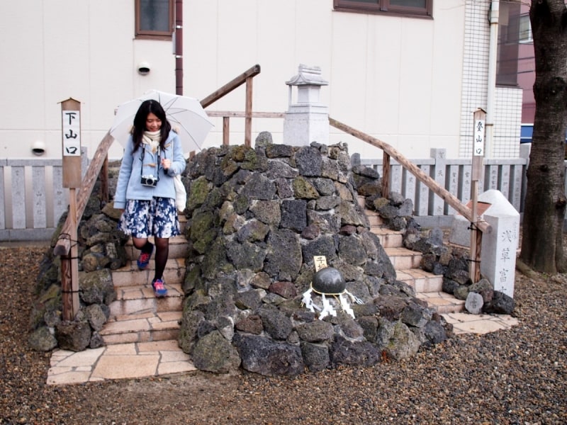 浅草富士浅間神社の富士塚