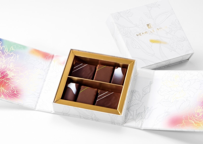 2018バレンタインチョコ「アンリ・ルルー」コフレ・フュメ 6個入 2,900円(税別)