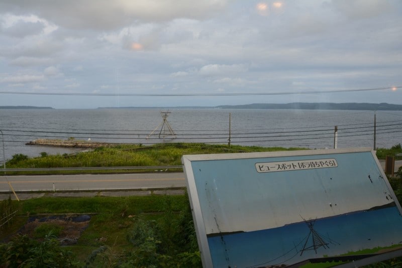 のと里山里海号の車窓から