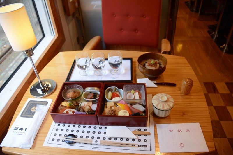 北信濃雪見酒プランの食事