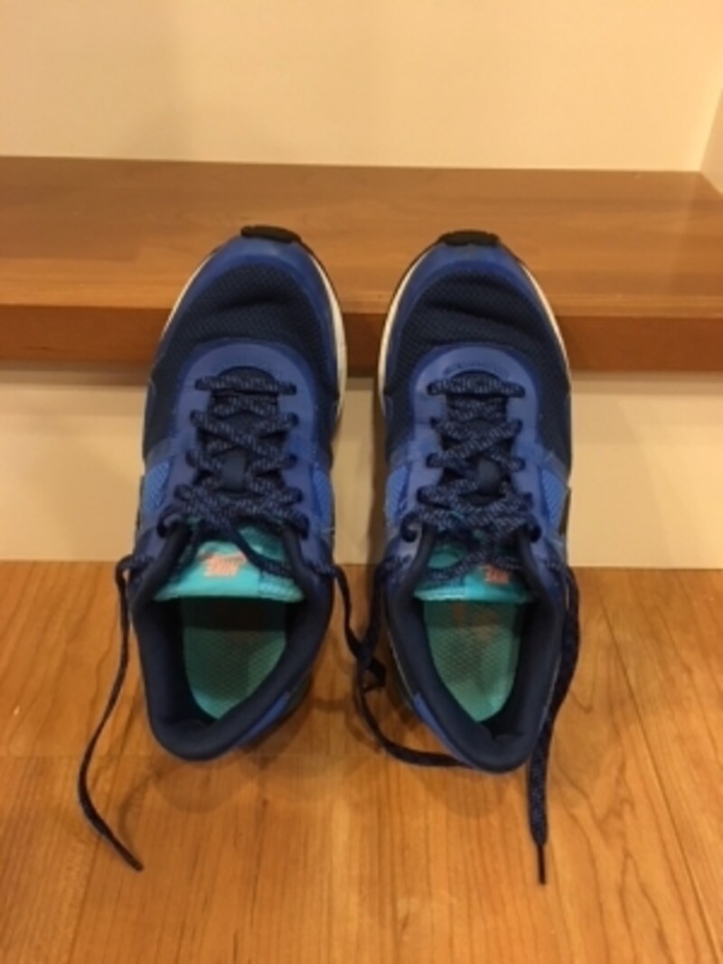 洗濯が終わった後、形を整えて、乾燥させます