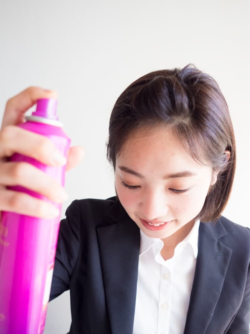 ハードスプレーをかけたら完成!