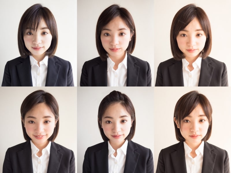 就活の髪型・前髪の流し方とバリエーション