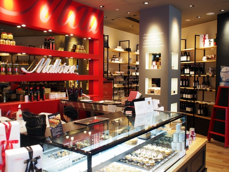 マヨルカのパティスリー&チョコレートブース