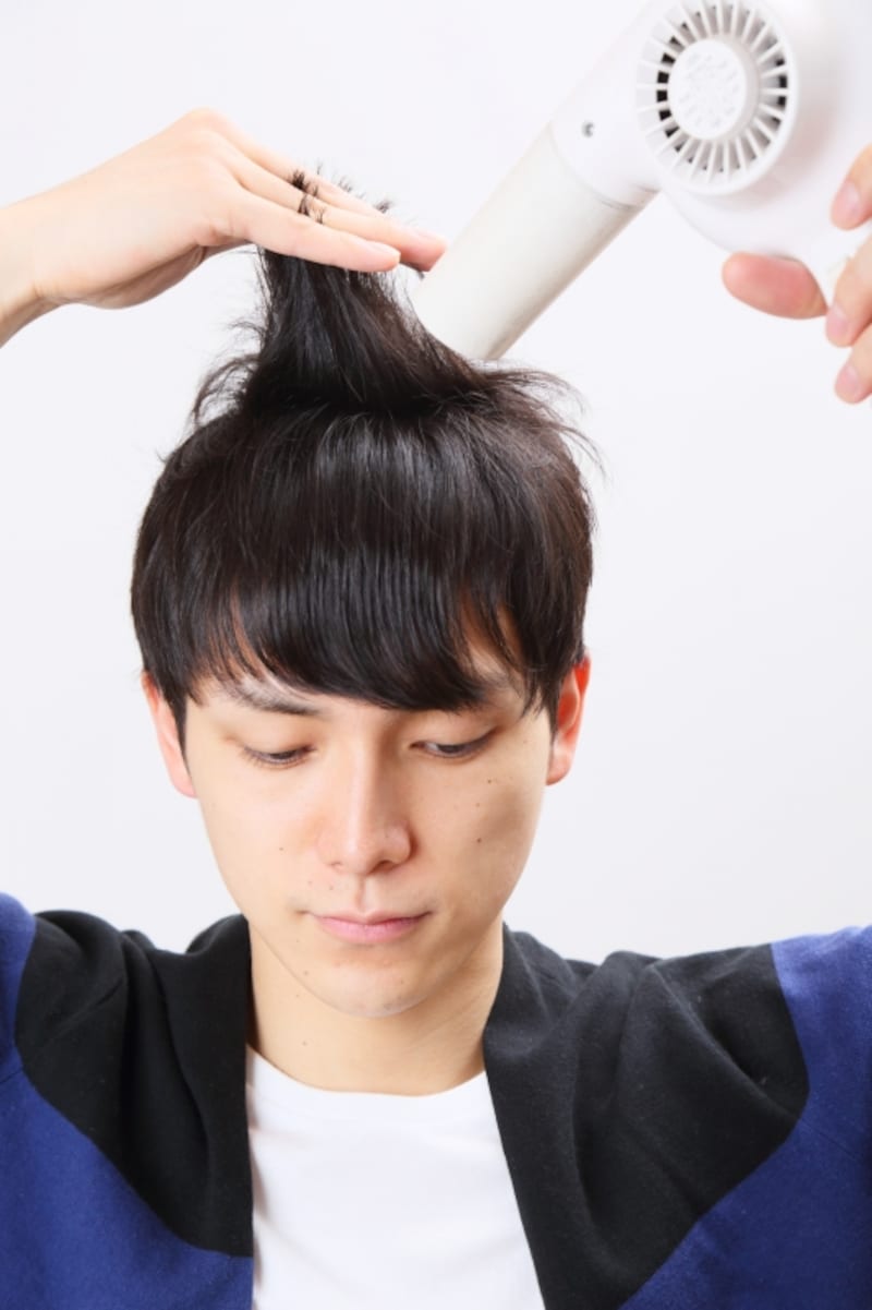 トップの乾かし方2