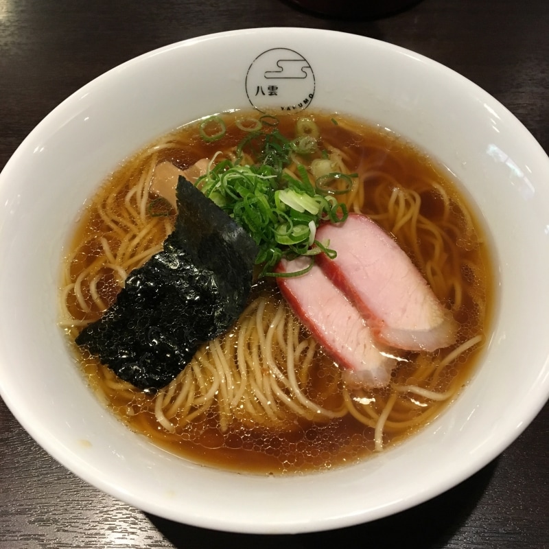 「八雲」の支那そば(黒だし)