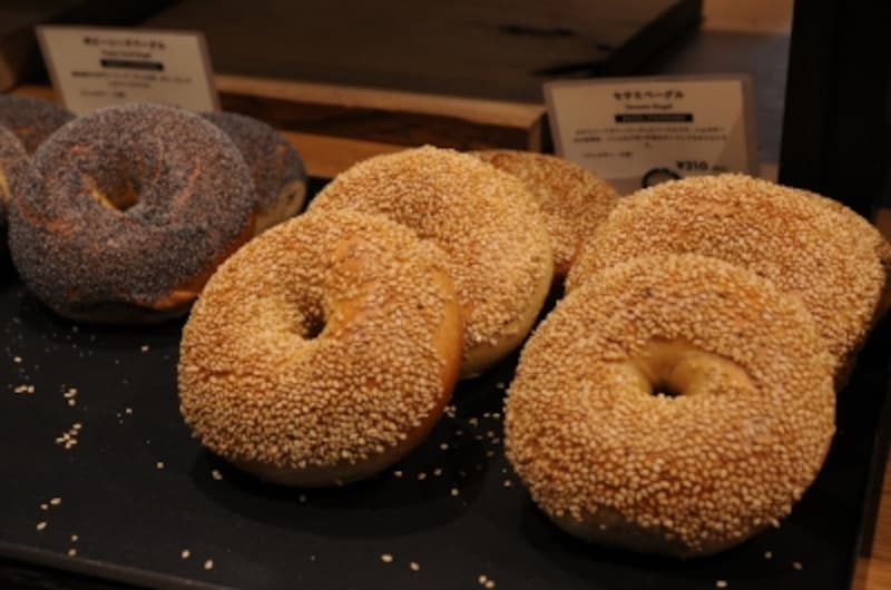 ベーグルスタンダードの各種ベーグル