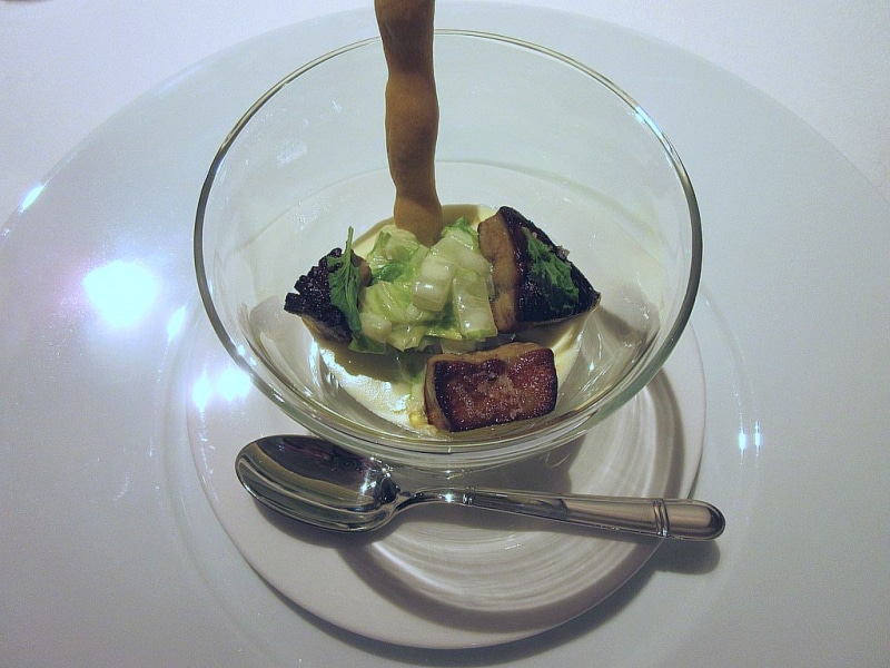 フォアグラと白菜のクリーム