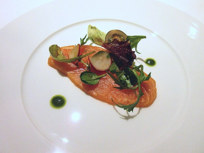 タスマニアサーモン 様々なハーブ 天草の塩