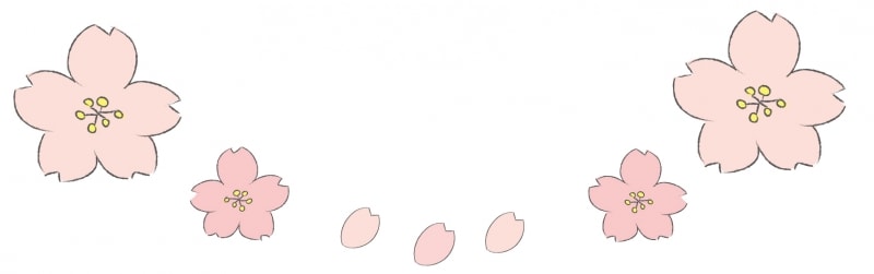 フレーム　桜　イラスト　カラー　かわいい